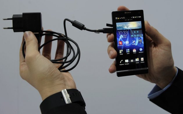 smartphone carregador